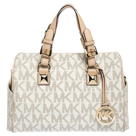 michael kors beige shoulder bag medium|Michael Kors flat shoulder handbags.